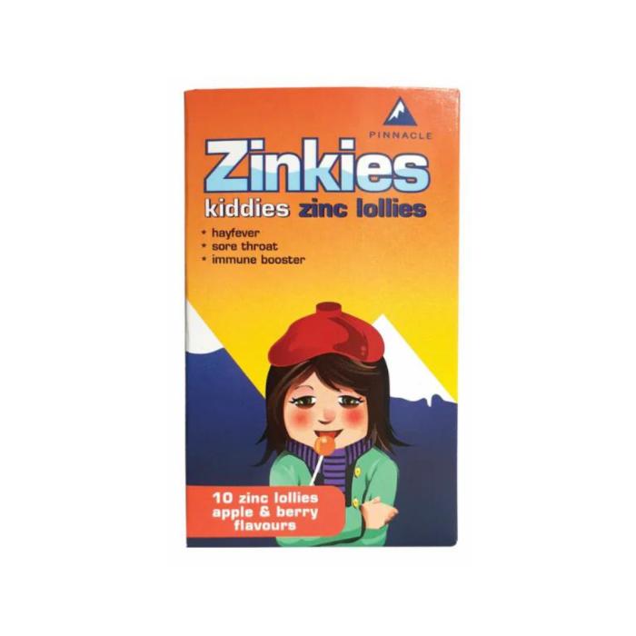 #Zinkies - Kids Lollies Apple & Berry 10s
