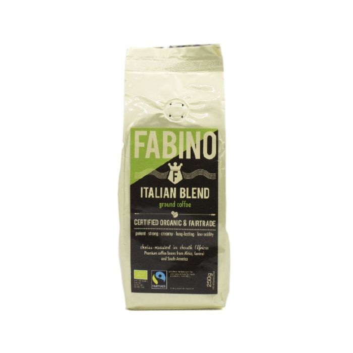 Fabino Italian Blend Ground Coffee Beans 250g