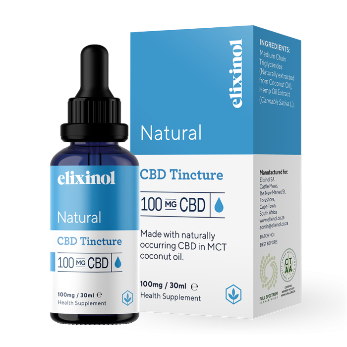 Elixinol - 100mg Natural 30ml