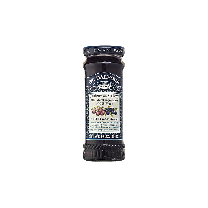 St Dalfour Cranberry and Blueberry Jam 284g