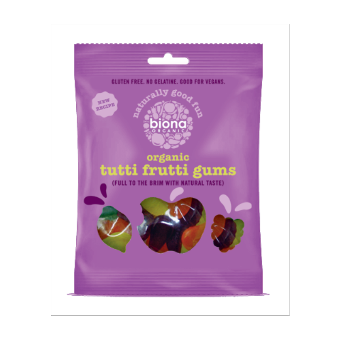 #Biona - Gums Tutti Frutti Organic 75g
