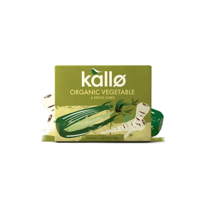 Kallo - Stock Cubes Vegetable Organic Gluten Free 66g