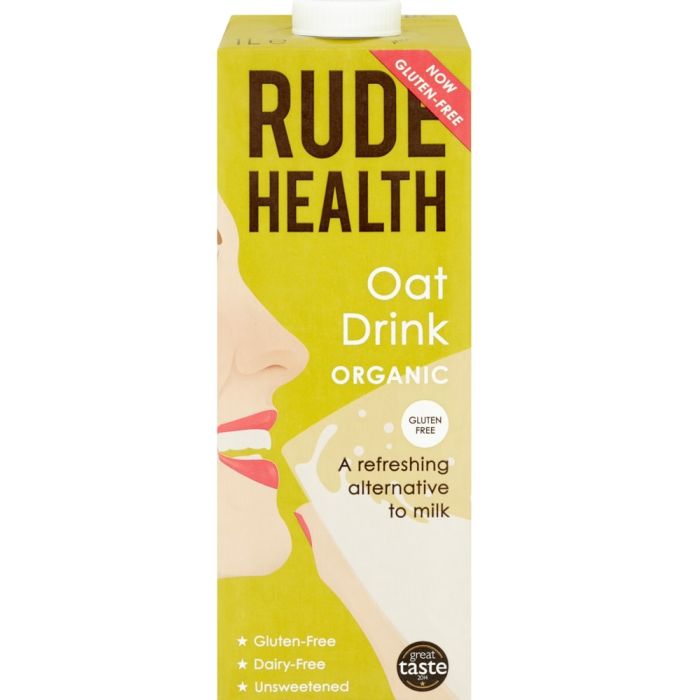 Rude Health Organic Oat Milk 1l