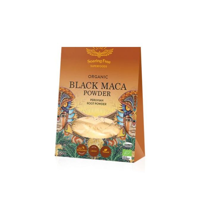 Soaring Free - Black Maca Powder Organic 200g
