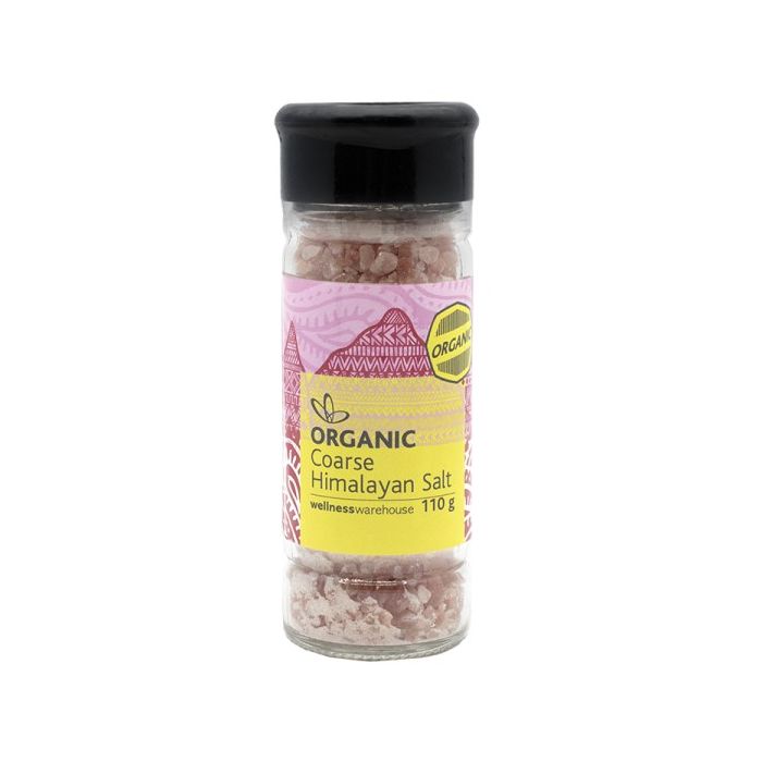 Wellness Organic Coarse Himalayan Salt Grinder 110g