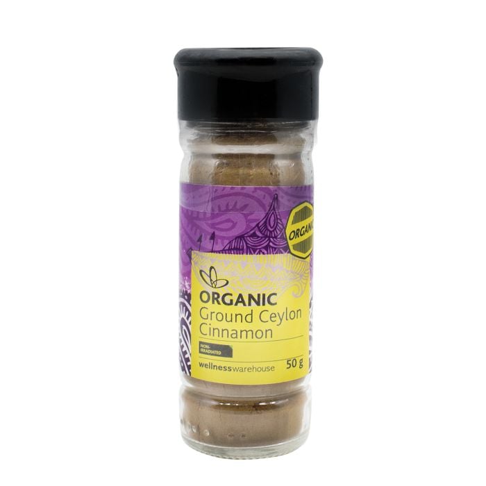 Wellness - Ground Ceylon Cinnamon Organic Sprinkler 50g