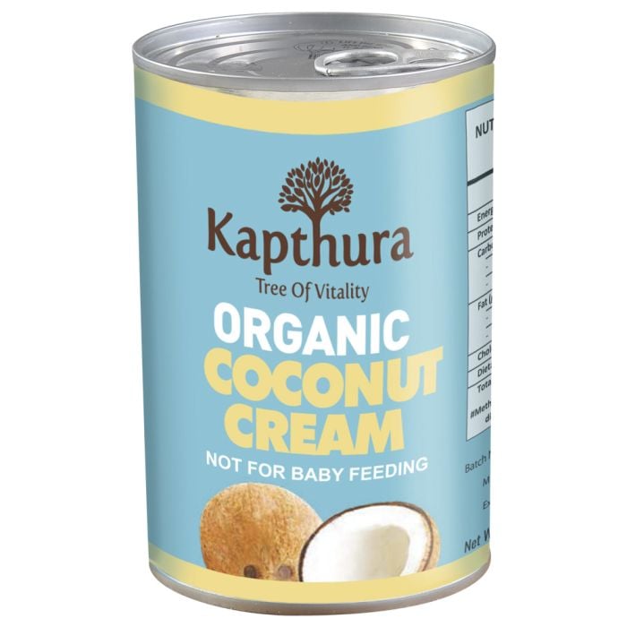 Kapthura Organic Coconut Cream - 22% Fat 400ml