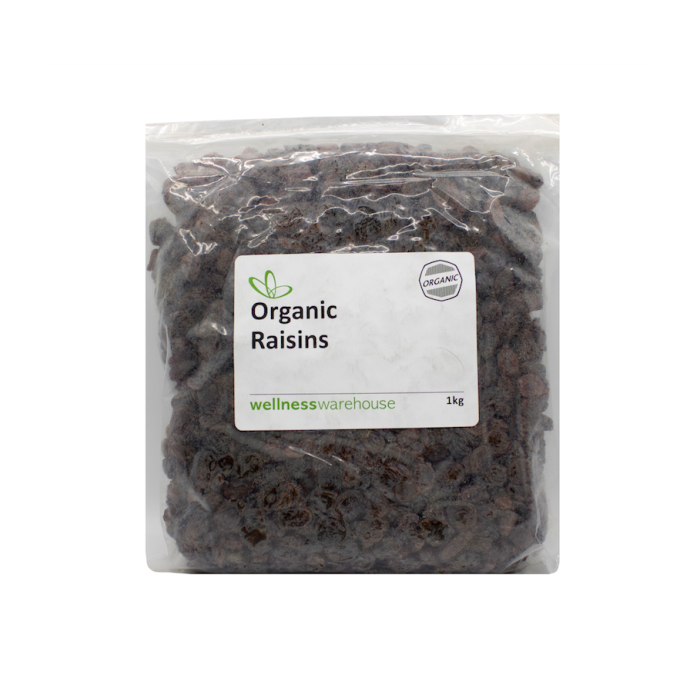 Wellness Bulk Organic Medium Raisins 1kg