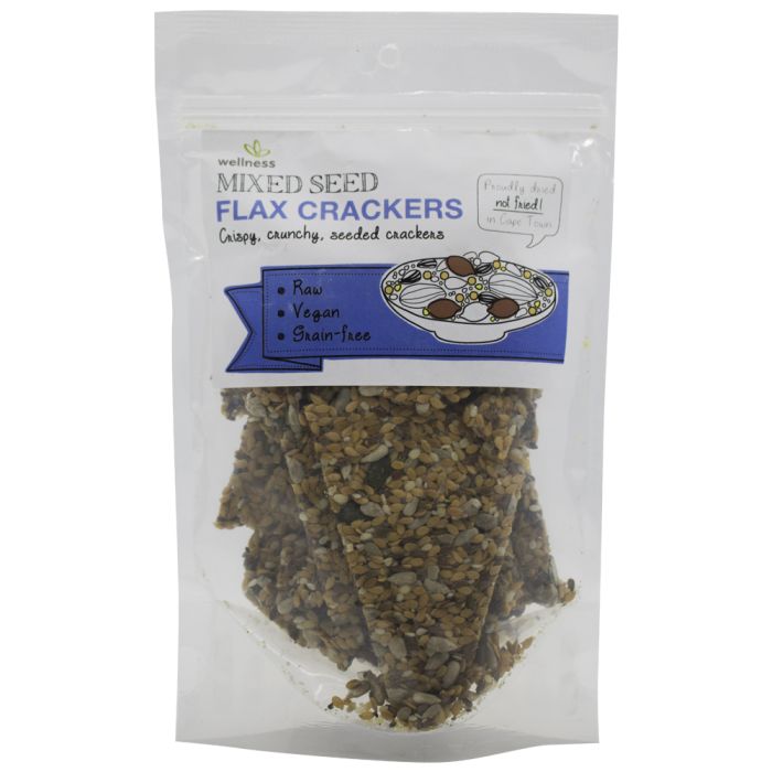 Wellness Flax Crackers Mixed Seed 90g
