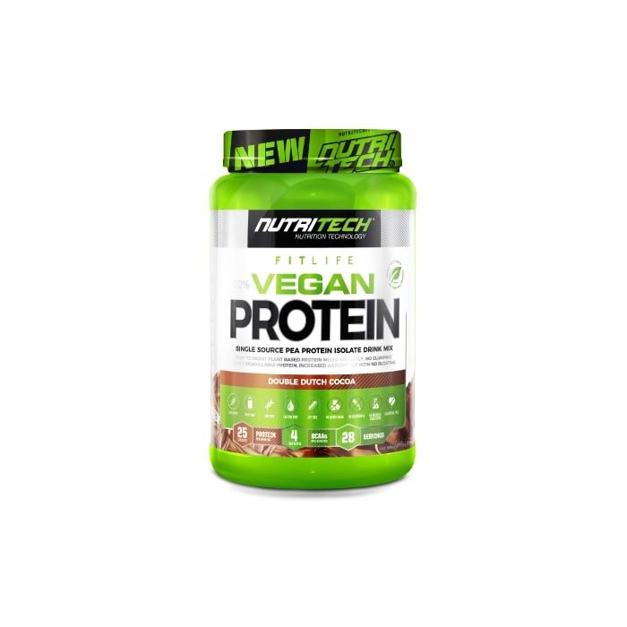 Nutritech 100% Vegan Protein Powder Double Dutch Cocoa 908g