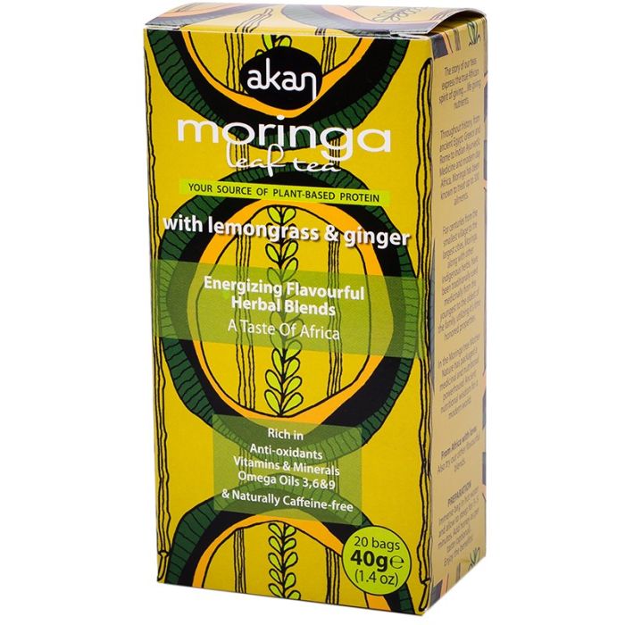 Akan Moringa Lemongrass & Ginger Tea 40g