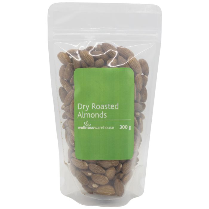 Wellness Dry Roasted Almonds 300g
