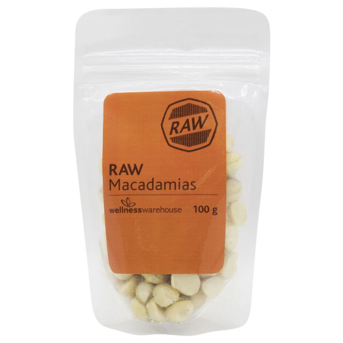 Wellness Raw Macadamias 100g