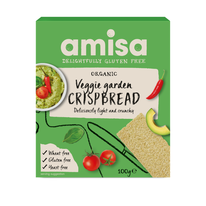 #Amisa - Crispbread Veggie Garden Organic 100g