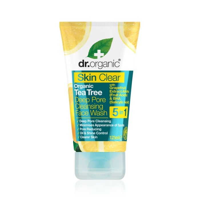 Dr Organic - Skin Clear Deep Pore Face Wash 125ml