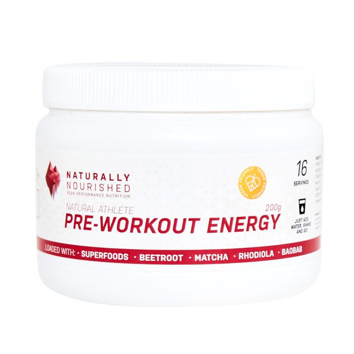 Naturally Nourished Pre Workout Energy 200g