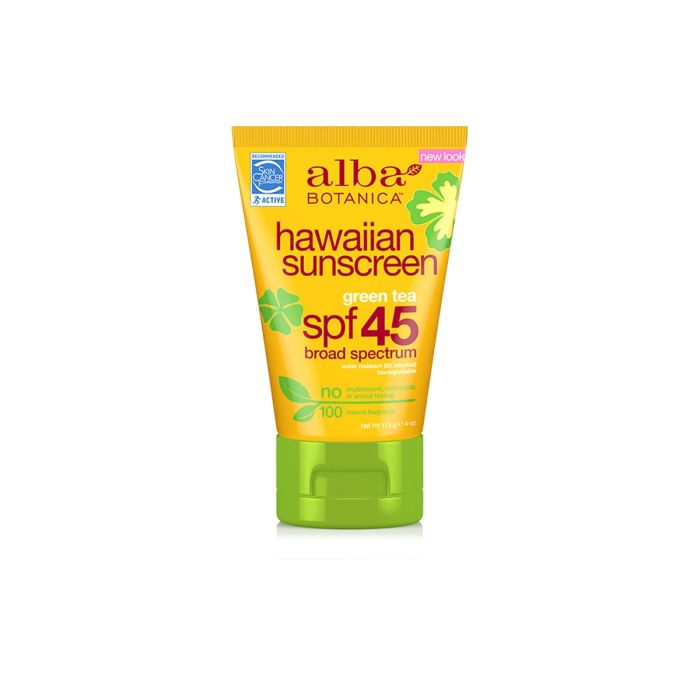 #Alba - Hawaiian Sunscreen Green Tea Spf45 113g