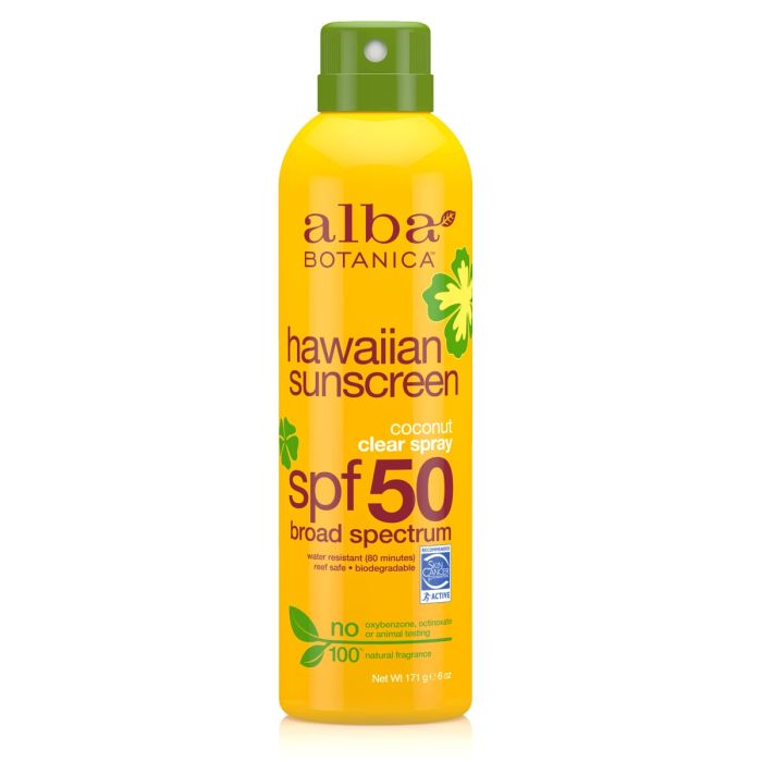 Alba - Hawaiian Sunscreen Coconut Clear Spray 171g