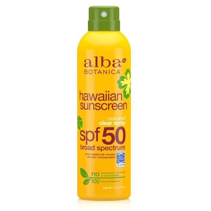 Hawaiian Sunscreen Coconut Clear Spray SPF 50