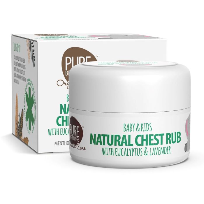 Pure Beginnings - Natural Chest Rub Eucalyptus & Lavender 50ml