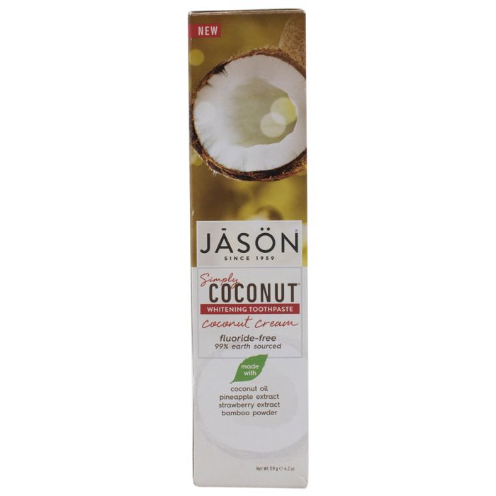 Jason Simply Coconut Whitening Toothpaste 119g