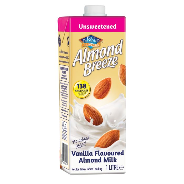 Almond Breeze - Almond Drink Unsweetened Vanilla 1l
