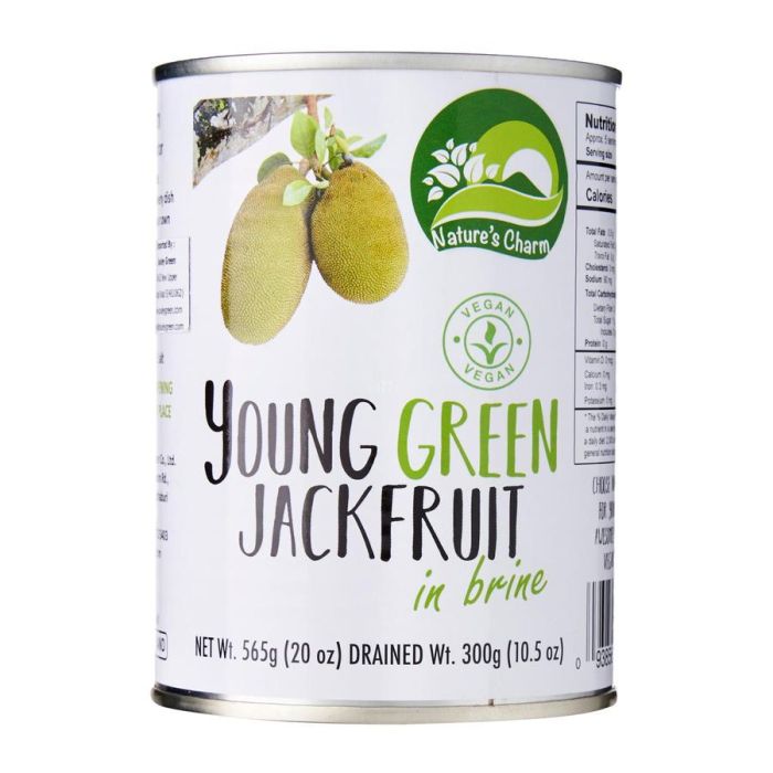 #Nature's Charm - Young Green Jackfruit In Brine 565g
