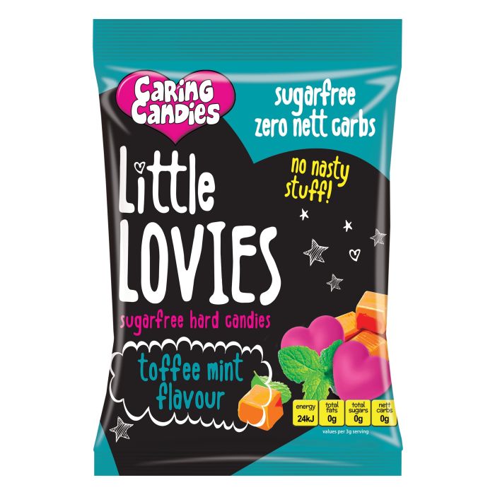Caring Candies - Little Lovies Toffee Mint 100g