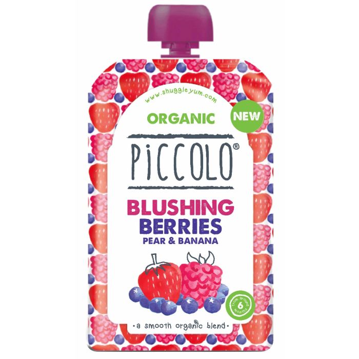 Piccolo Organic Blushing Berries, Pear & Banana 100g