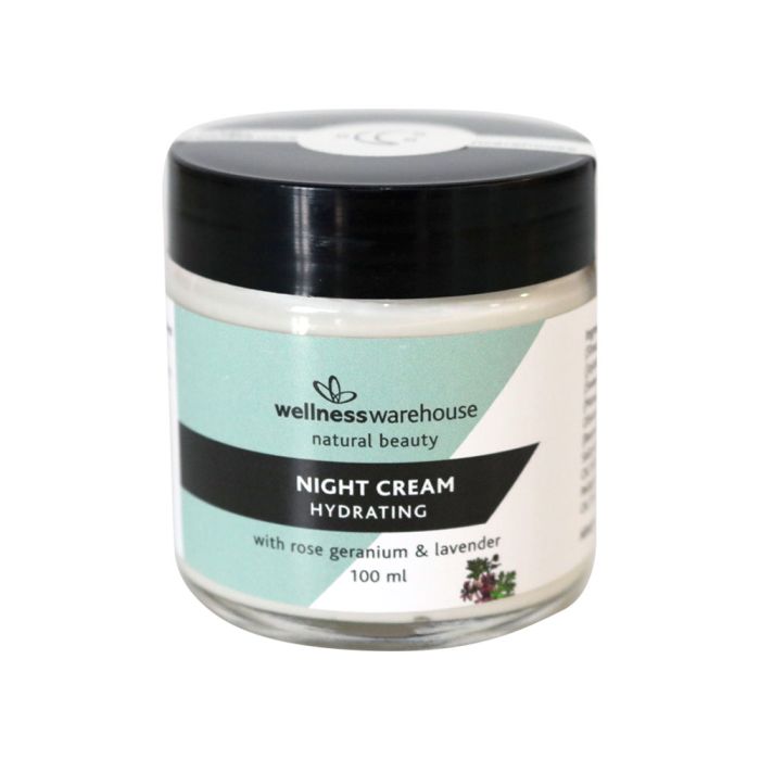 Wellness - Night Cream Hydrating Rose Geranium & Lavender 100ml