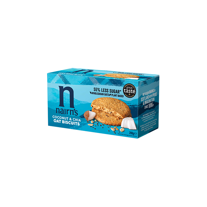 Nairns - Biscuits Coconut, Chia & Oats 200g
