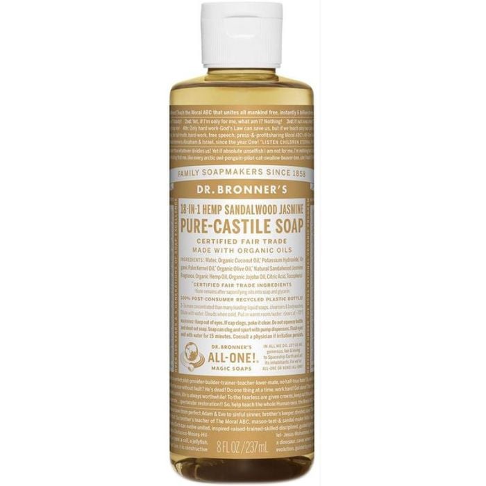Dr Bronner Pure Castile Liquid Soap Sandalwood Jasmine  237ml