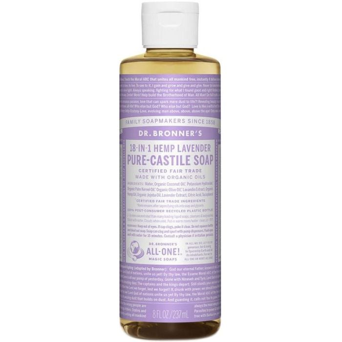 Dr Bronner Pure Castile Liquid Soap Lavender 237ml