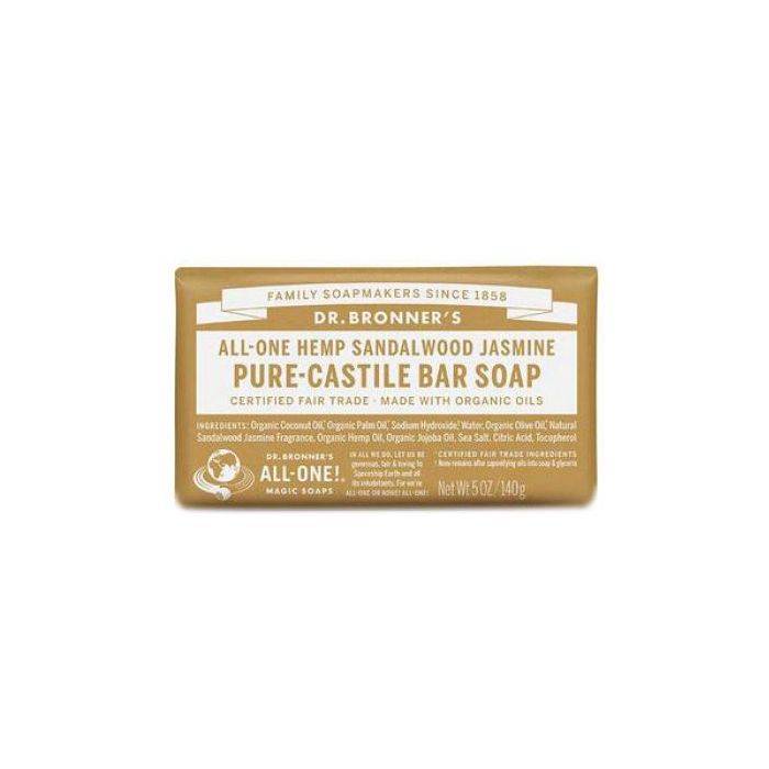 Dr Bronner - Pure Castile Soap Bar Sandalwood Jasmine 140g
