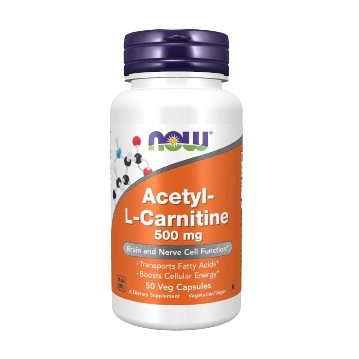 NOW - Acetyl L-Carnitine 500mg 50s
