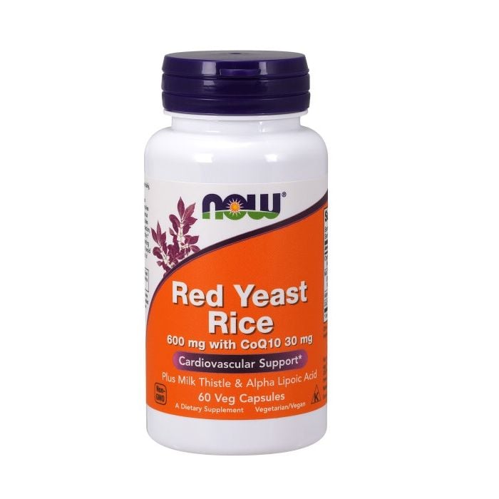 NOW - Red Yeast Rice 600mg CoQ10 60s