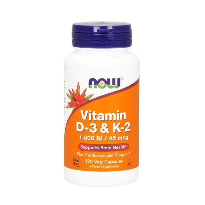 NOW - Vitamin D3 & K2 120's