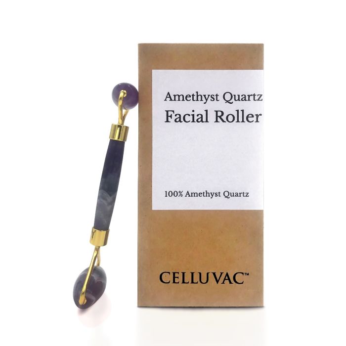 Celluvac - Amethyst Crystal Facial Roller