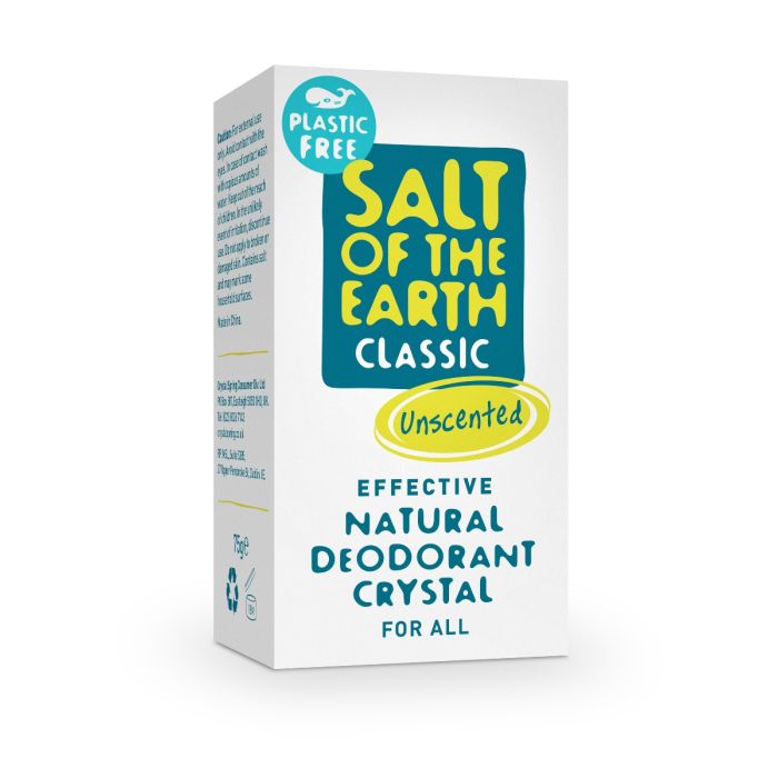 Salt of The Earth - Plastic Free Deodorant Stone Unscented 75g