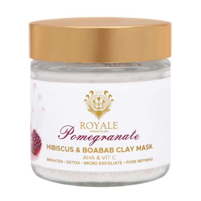 #Royale SA - Pomegranate Hibiscus & Baobab Clay Mask AHA & Vit C 100ml