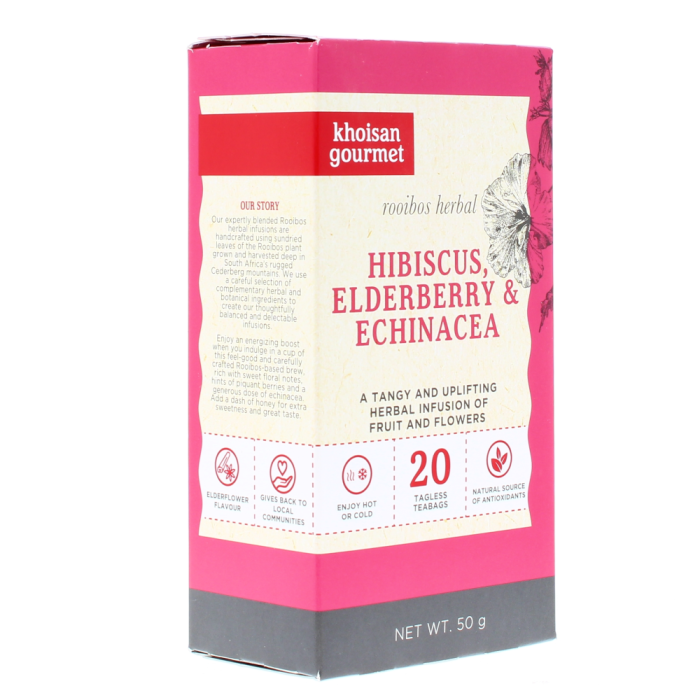 Khoisan - Tea Rooibos, Hibiscus, Elderberry, Echinacea 50g