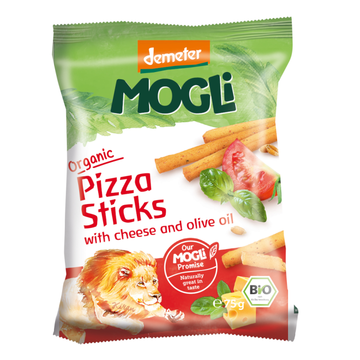 #Mogli - Pizza Breadsticks Organic 75g