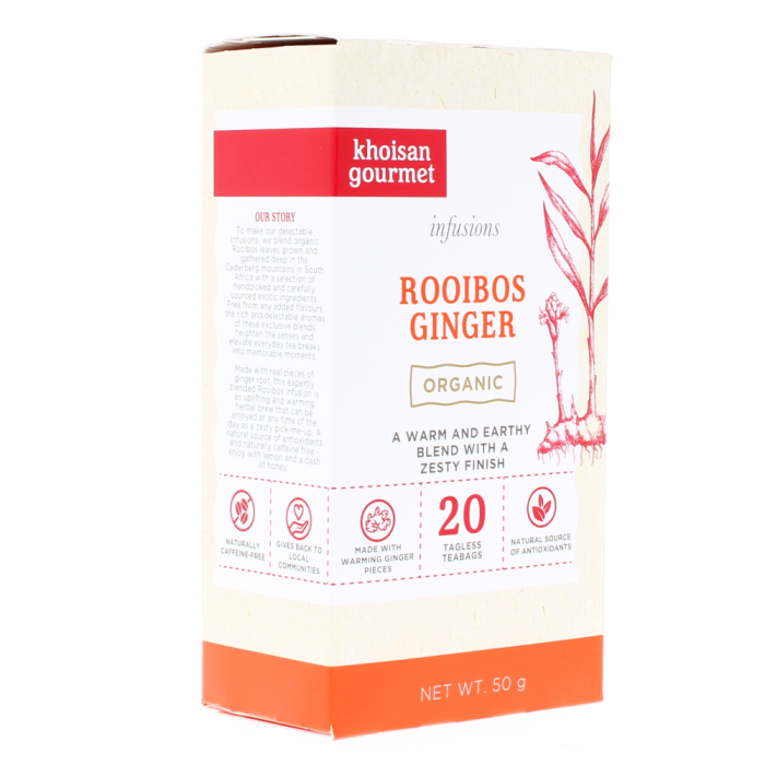 Khoisan - Tea Rooibos Ginger Infusion Organic 50g