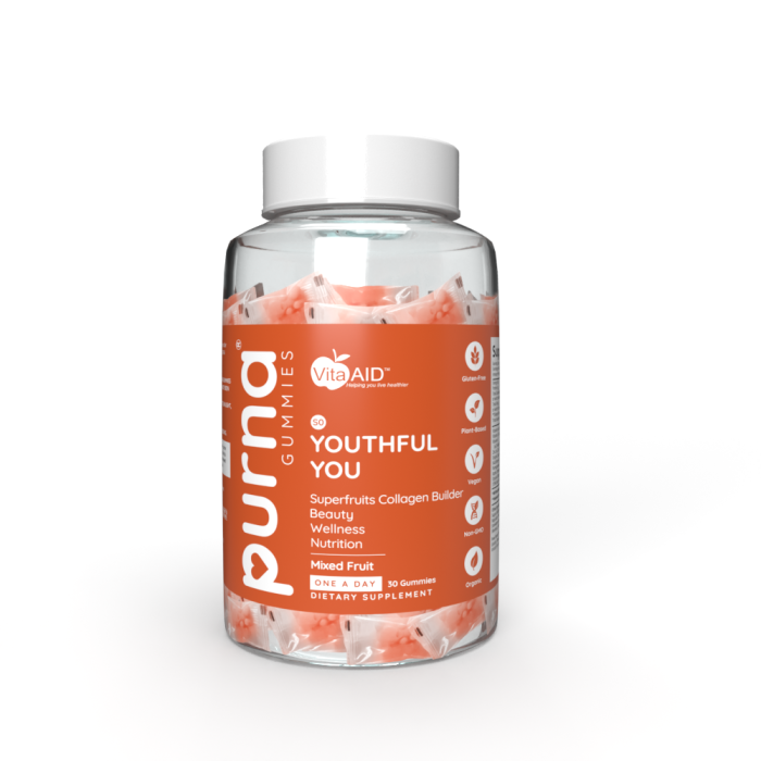 Vita-Aid - PURNA Youthful You Collagen Builder Multifruit 30s