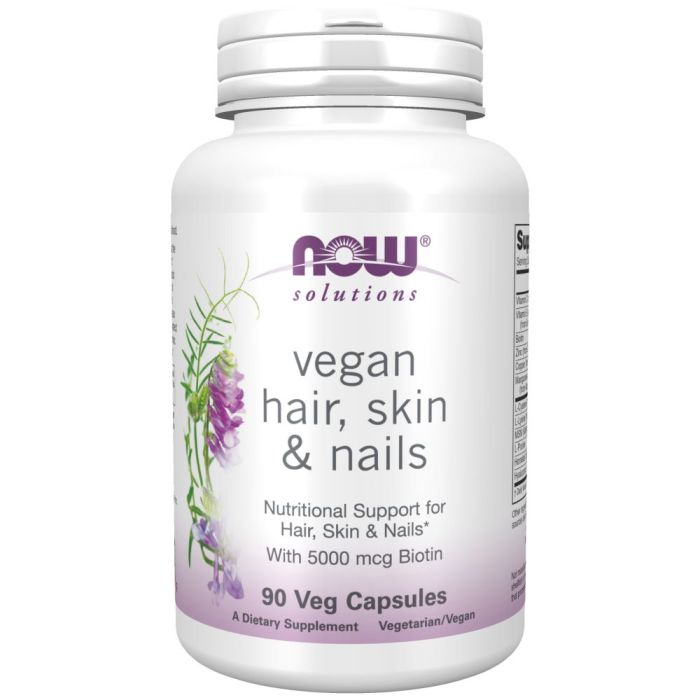 NOW - Hair Skin & Nails Vegan 90s