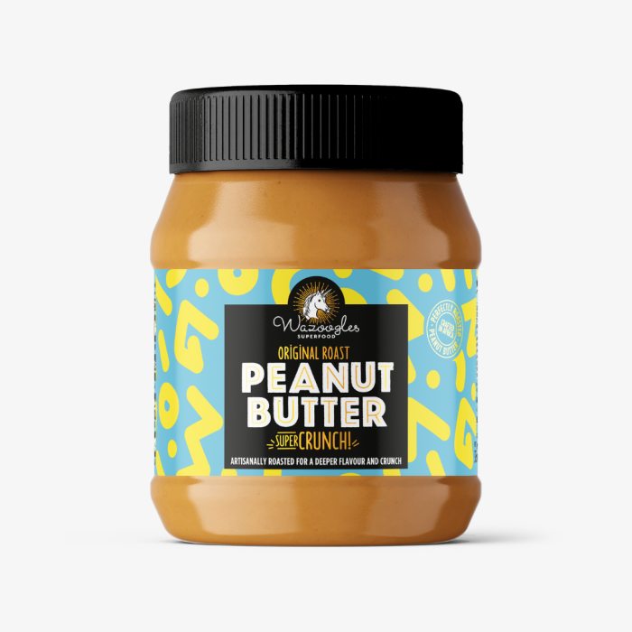 Wazoogles - Peanut Butter Original Roast Crunch 400g