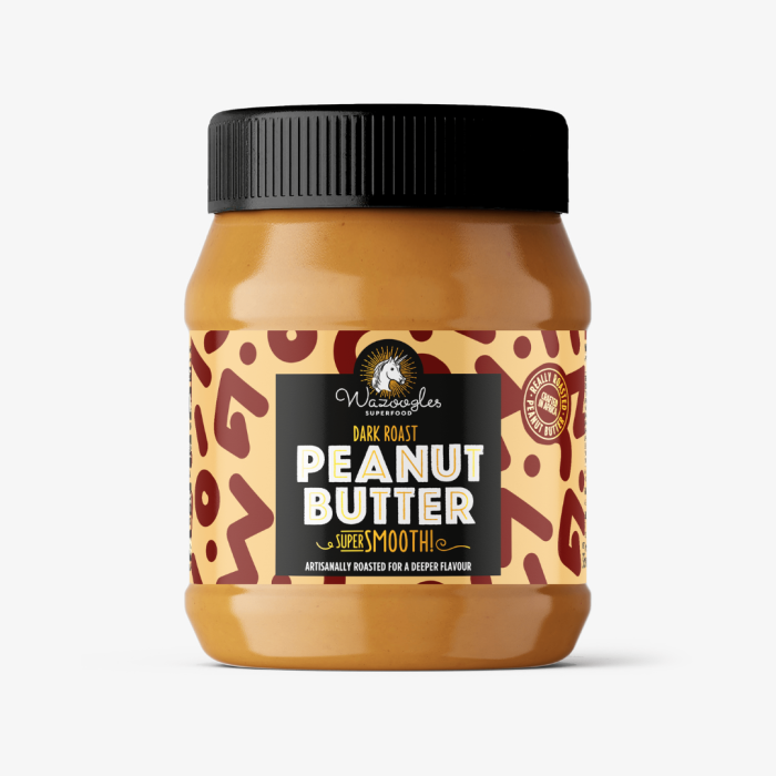 Wazoogles - Peanut Butter Dark Roast Smooth 400g