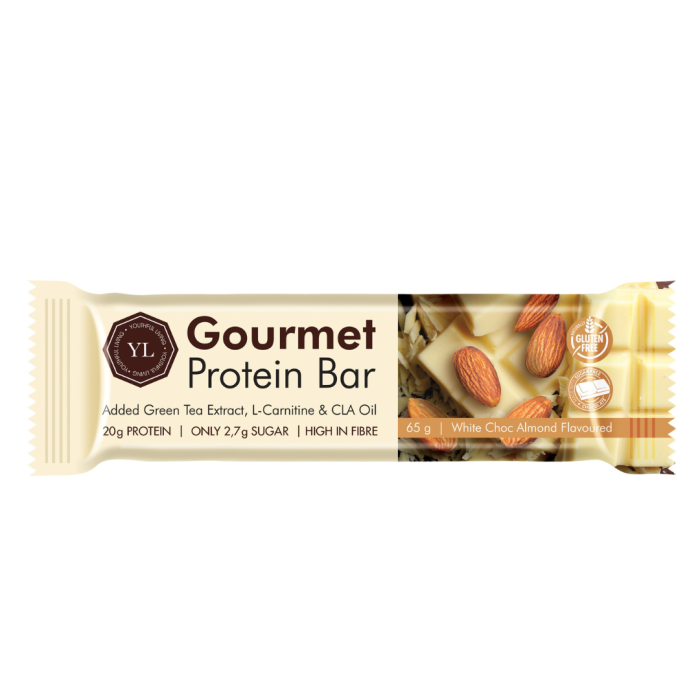 Youthful Living - Bar Gourmet White Chocolate Almond 65g