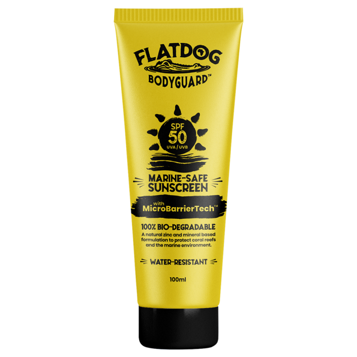 #Flatdog Bodyguard - Marine Safe Sunscreen SPF 50 100ml