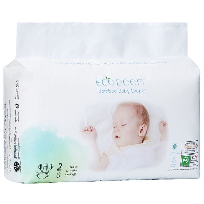 Eco Boom - Small Bamboo Diapers 36